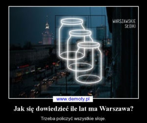 Najlepsze memy i demotywatory o Warszawie