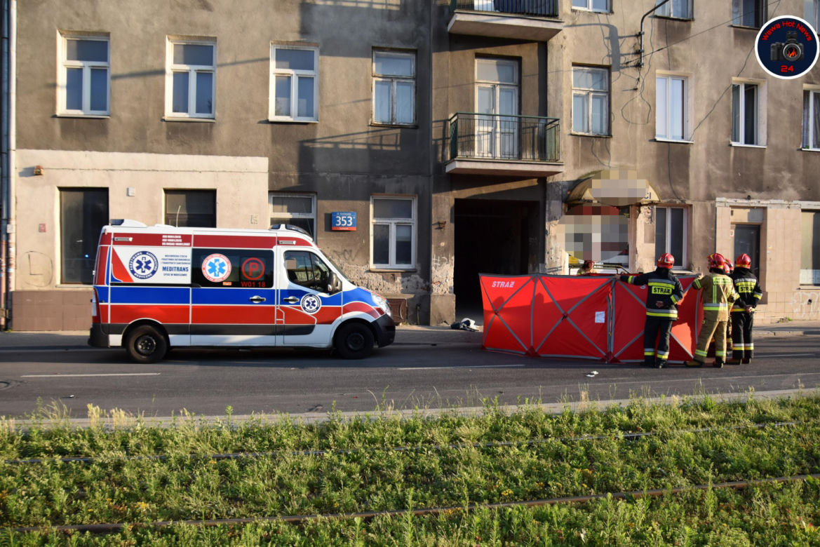 Skutera i renault zderzyły się na ul. Grochowskiej ok. godz. 19 