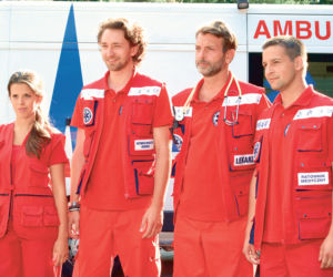 „Na sygnale” – Martyna (Monika Mazur), Piotr (Dariusz Wieteska), Wiktor (Wojciech Kuliński) i Adam (Konrad Darocha)