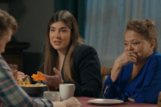 Barwy szczęścia odc. 3371. Lucyna (Grażyna Zielińska), Agata (Natalia Zambrzycka)