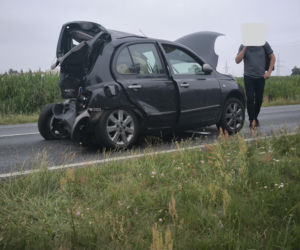 Wypadek na obwodnicy Święciechowy