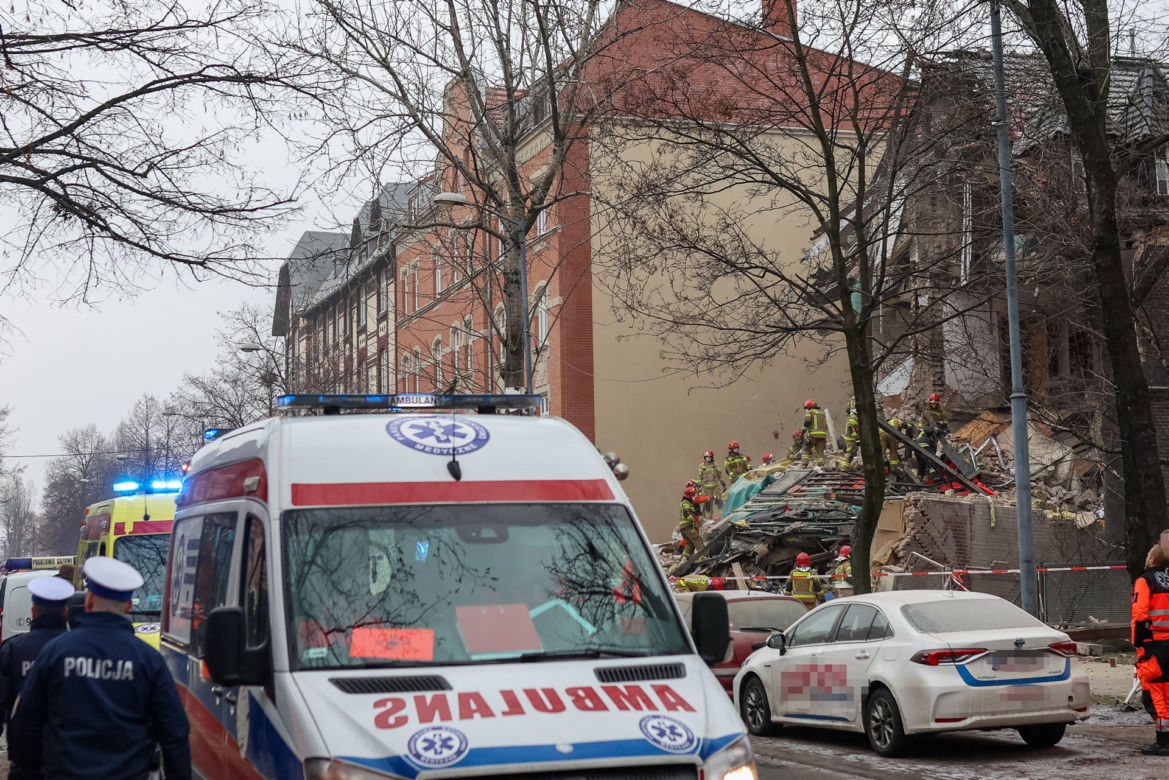 Wybuch gazu na plebanii w Katowicach