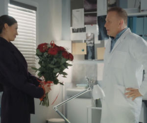 M jak miłość. Joanna (Dominika Sakowicz), Artur Rogowski (Robert Moskwa)