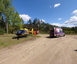 Tragiczny wypadek podczas prac leśnych w gminie Orzysz