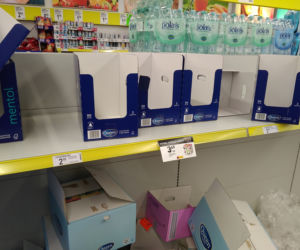 Oblężenie w radomskich sklepach z powodu koronawirusa 
