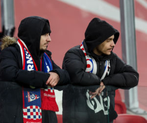Górnik Zabrze - Pogoń Szczecin: Zdjęcia kibiców z meczu 22. kolejki PKO BP Ekstraklasy