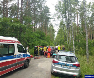 Groźne wypadki na Warmii i Mazurach