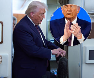 Tajemniczy znak na ręce Trumpa! Rzeczniczka tłumaczy