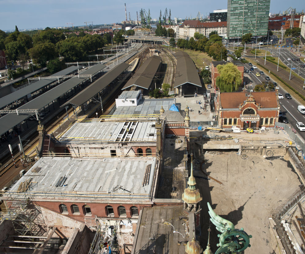Tak obecnie prezentuje się budynek dworca Gdańsk Główny