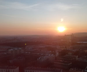 Tak smog unosi się nad Krakowem