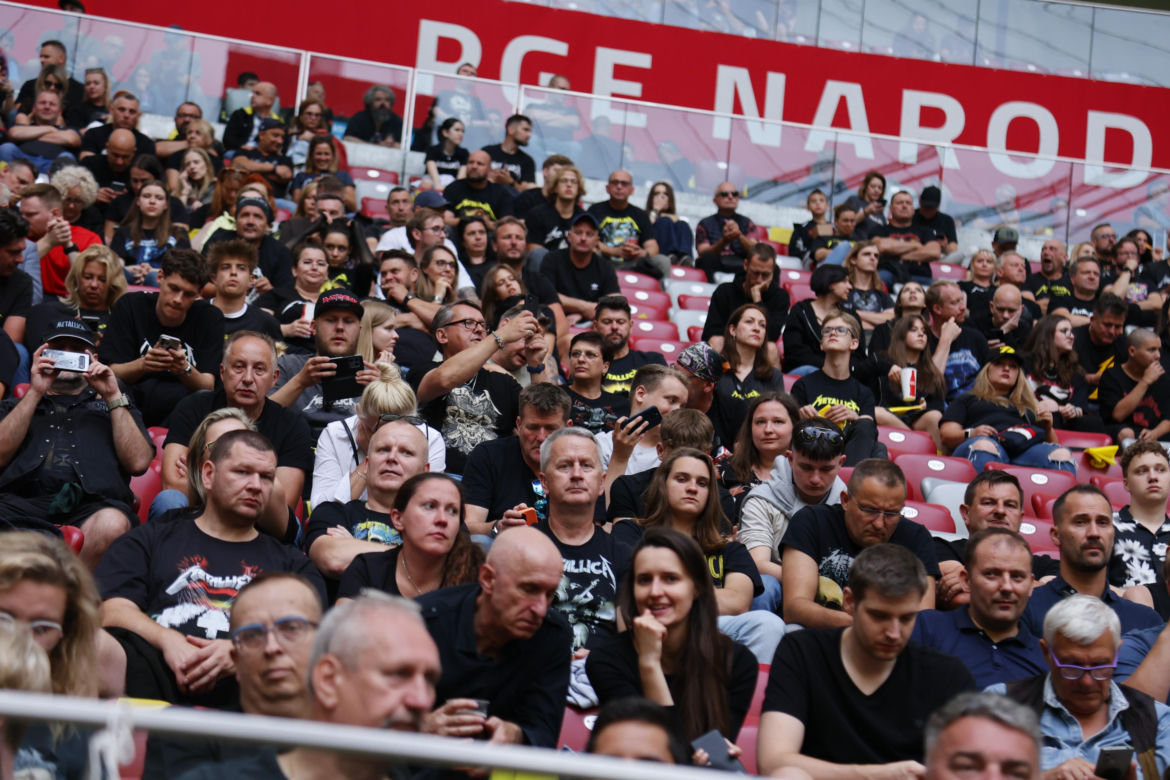 Koncert zespołu Metallica na PGE Narodowym w Warszawie