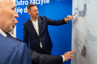 Nowa tymczasowa hala przylotów na lotnisku w Goleniowie