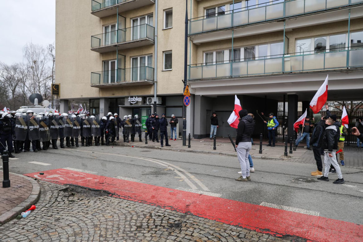 Protest rolników pod Sejmem - starcia z policją