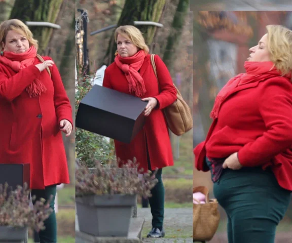 Bosacka zapomniała, że nie jest w domu? Poczuła się swobodnie