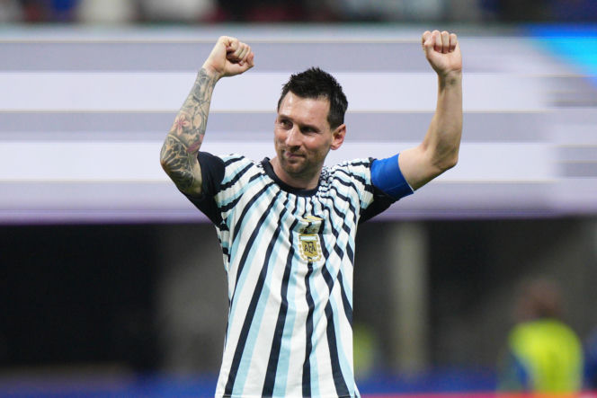 Leo Messi, mecz z Egiptem
