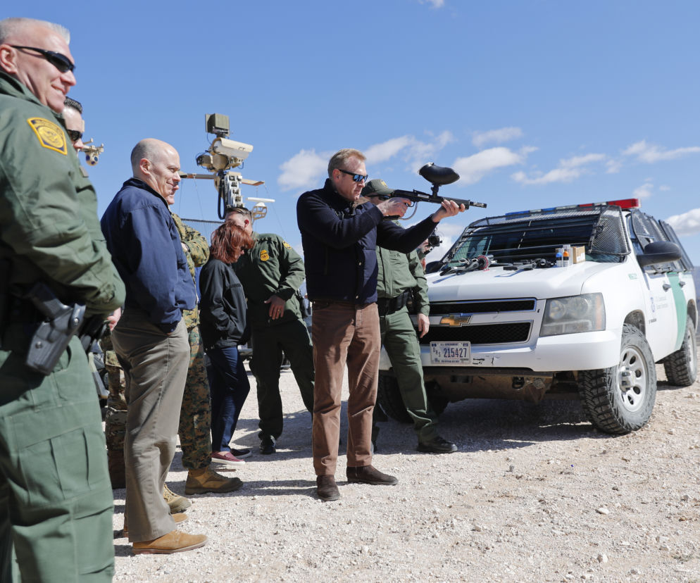 Border patrol rzadziej strzela do nielegalnych