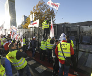 Protest Solidarności w Luksemburgu