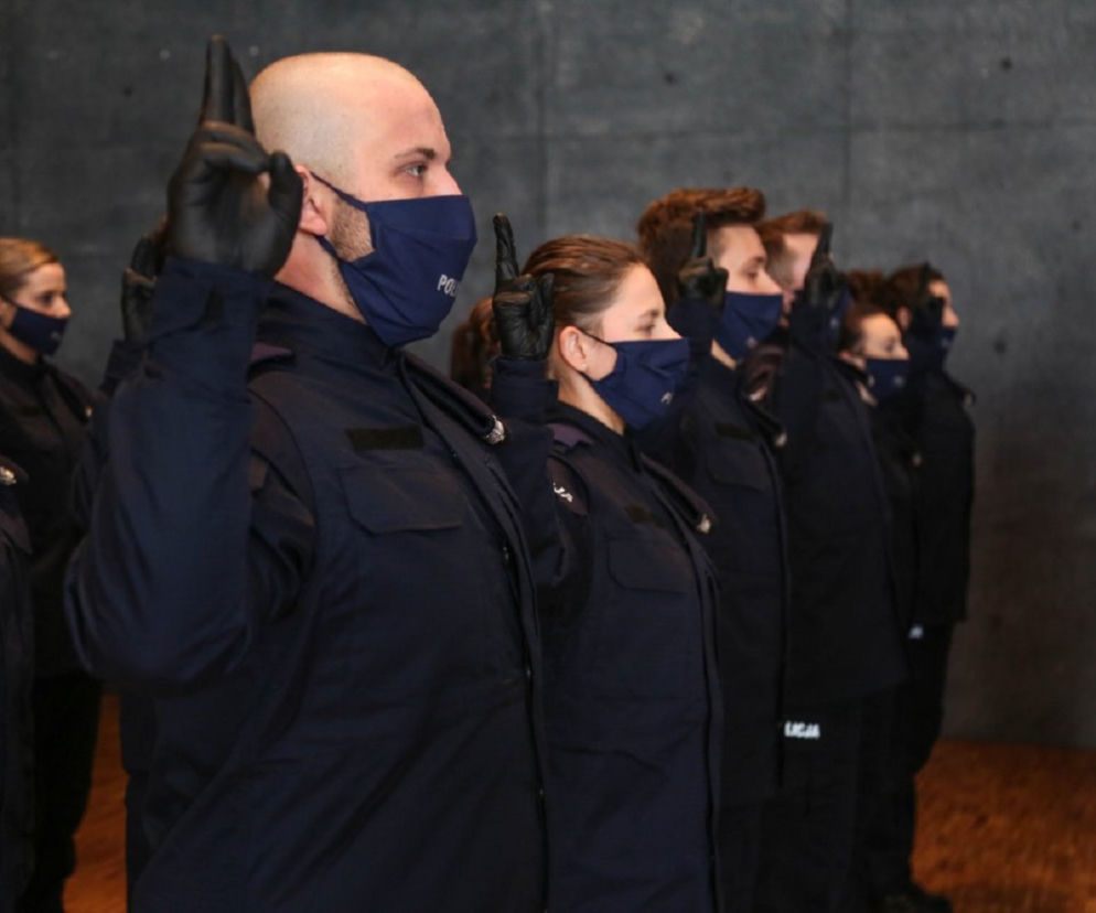 Małopolska ma 30 nowych policjantów. Większość będzie pracować w Krakowie