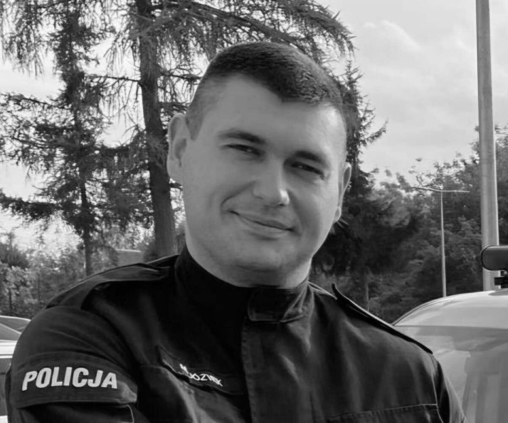 Nagła śmierć młodego policjanta. Marcin Jóźwik odszedł na wieczną służbę