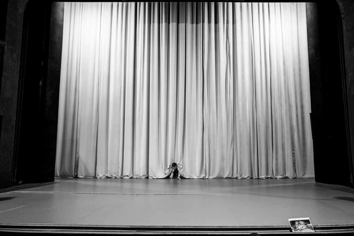 "Węgla nie ma". Próba do przedstawienia w Teatrze Śląskim