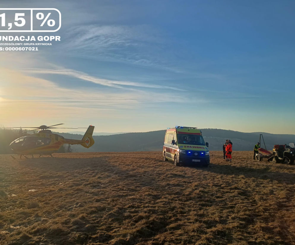 Ratownicy GOPR z Krynicy podsumowali ostatni weekend zimowych ferii.  Pracy było dużo!