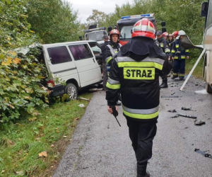 Podlaskie: Wypadek autobusu szkolnego. Jedna osoba nie żyje