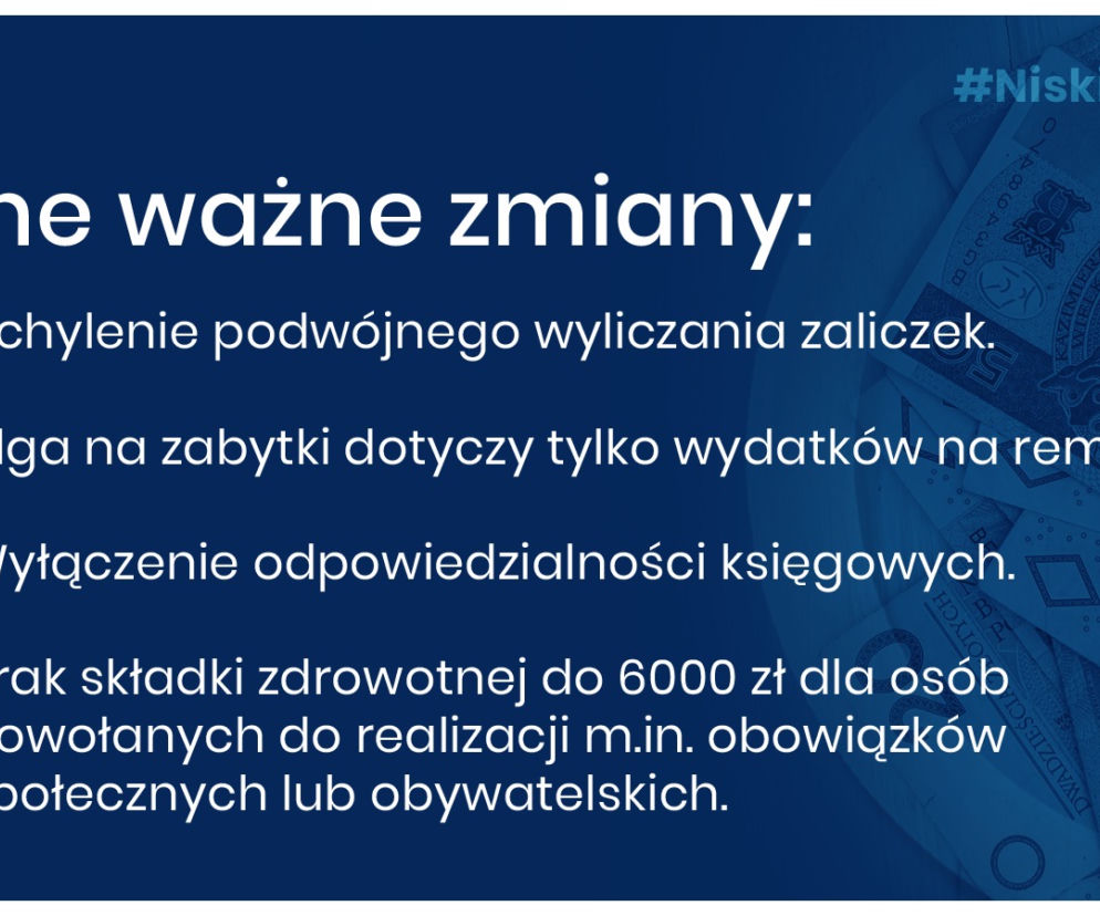 Program Niskie Podatki. Na czym zyskają Polacy 