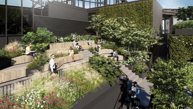 Tak będą prezentować się tarasy Skylinera