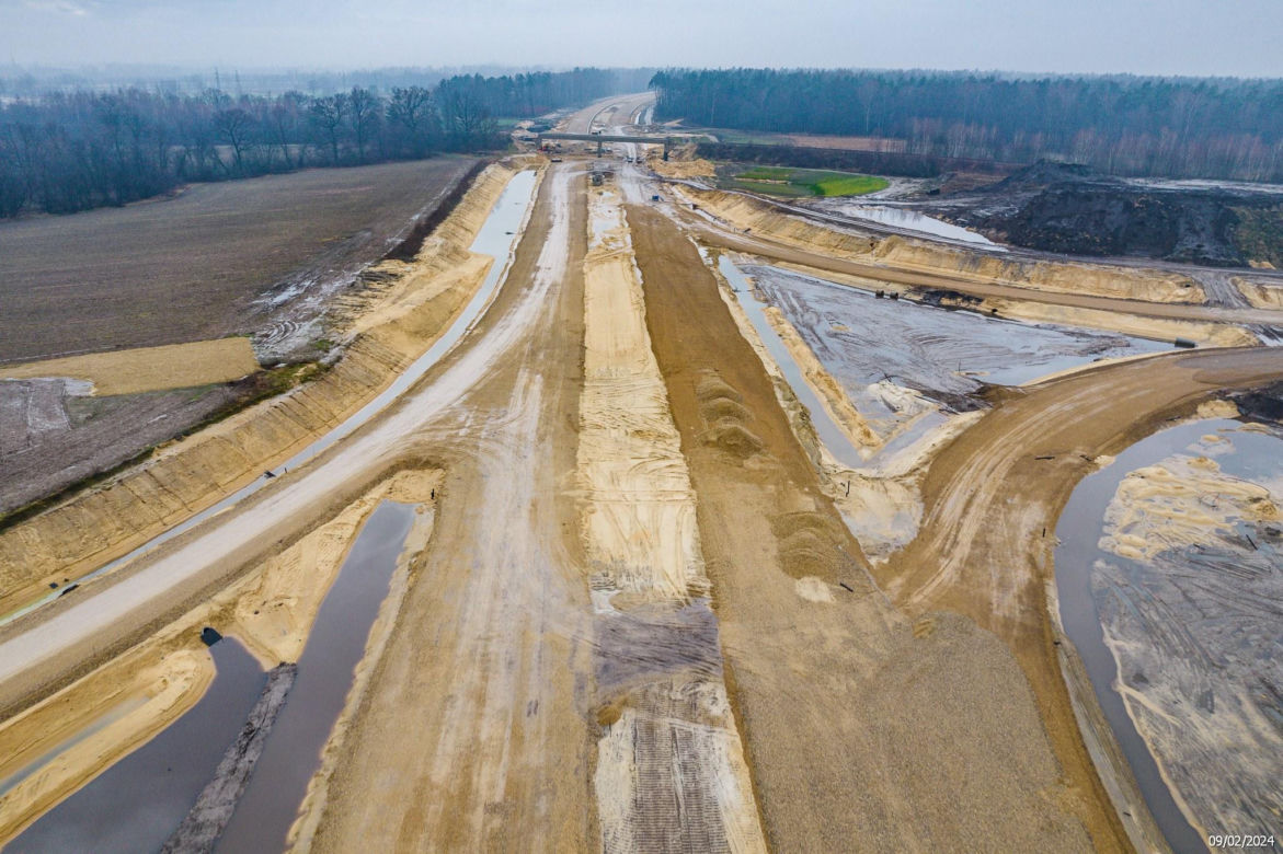 Budowa S1 Oświęcim - Dankowice LUTY 2024