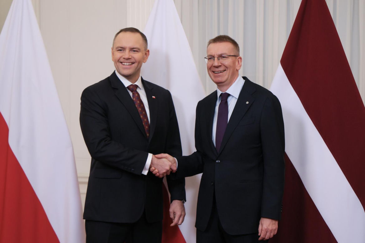 Prezydent Karol Nawrocki z wizytą na Łotwie. Główne tematy to bezpieczeństwo i sytuacja na Bałtyku