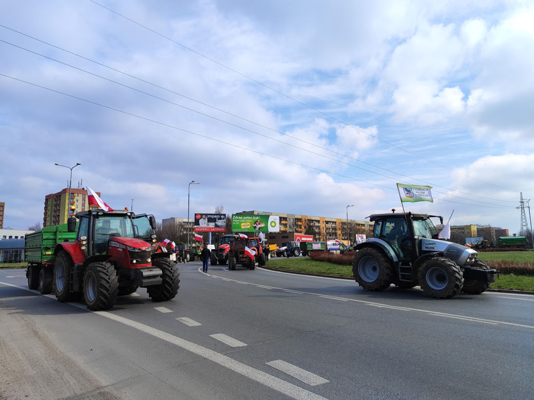 Protest rolników w Radomiu 20 marca
