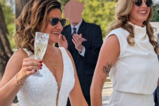 Anna Kaczmar z żoną - Anną Turowską