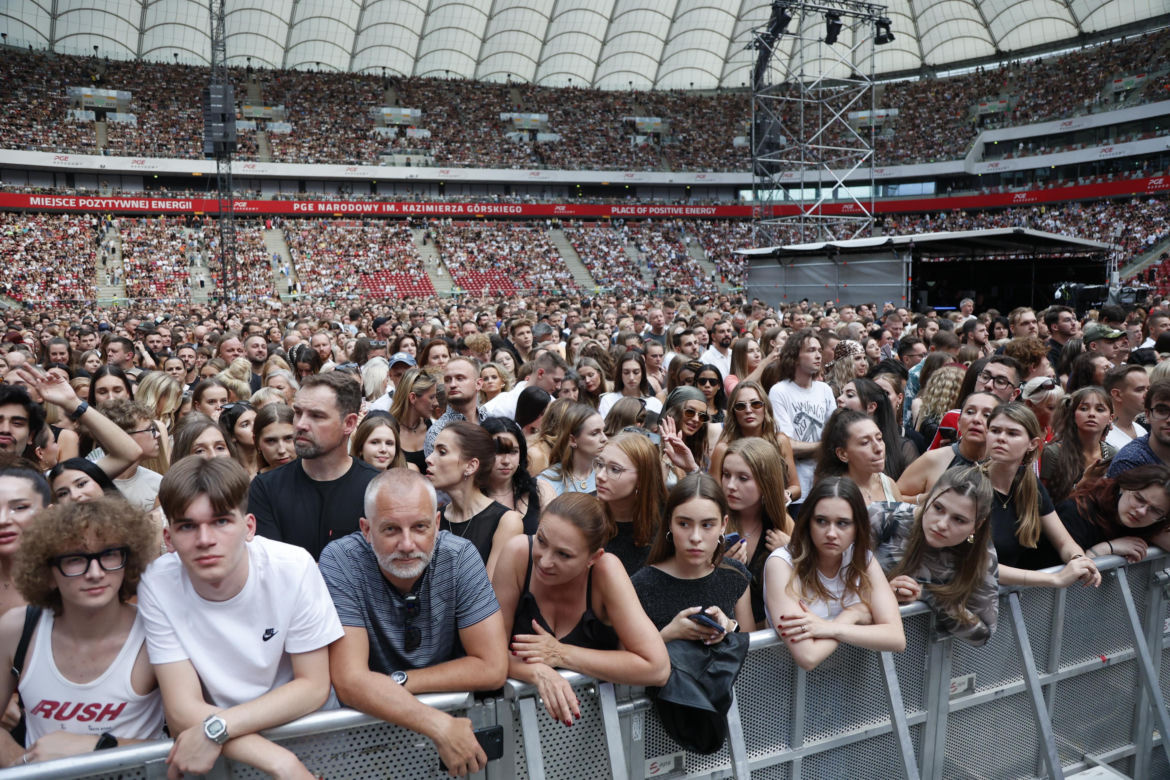Koncert Jennifer Lopez w Warszawie (25.07.2025) - część druga. Organizatorem koncertu jest Prestige MJM