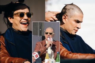 Nikodem Rozbicki zgolił głowę na żywo przed publicznością! Nie mógł pojawić się u Łatwoganga, ale i tak to zrobił