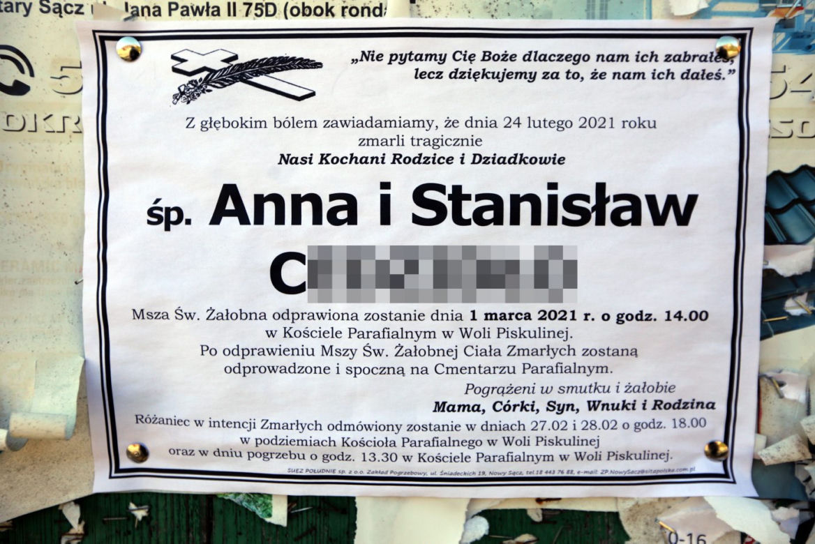 Zastrzelił żonę, zostali pochowani w jednym grobie