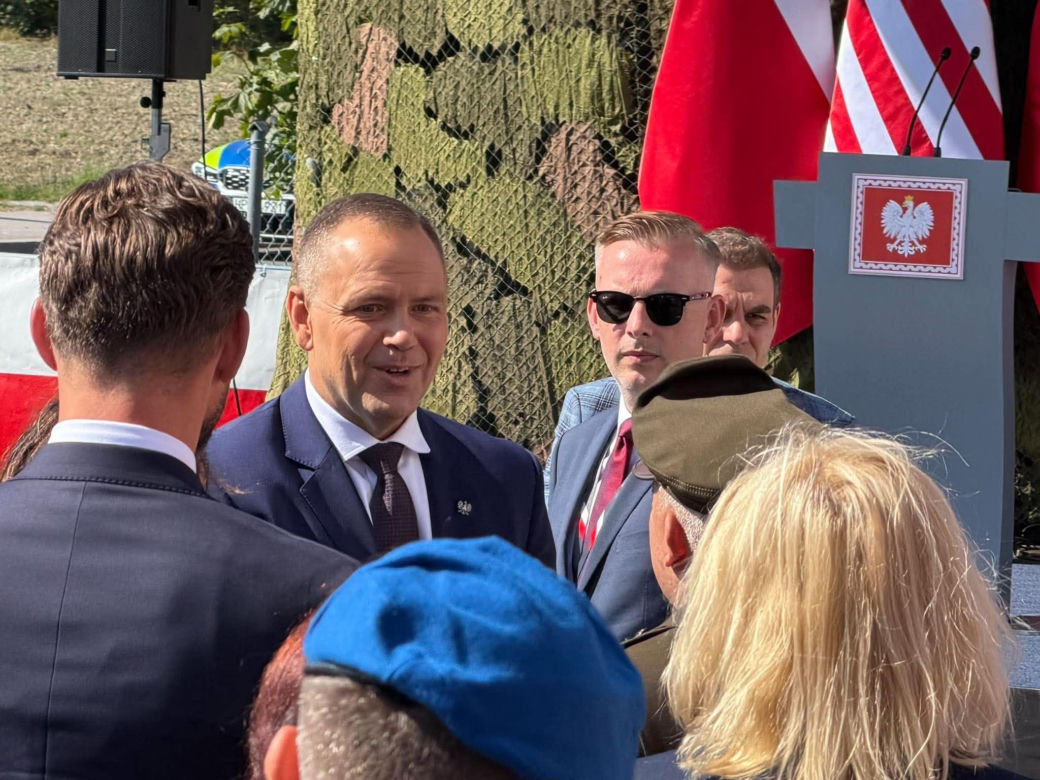 Centrum Kultury w Olesznie nosi imię Michaela Ollisa. Prezydent na uroczystości
