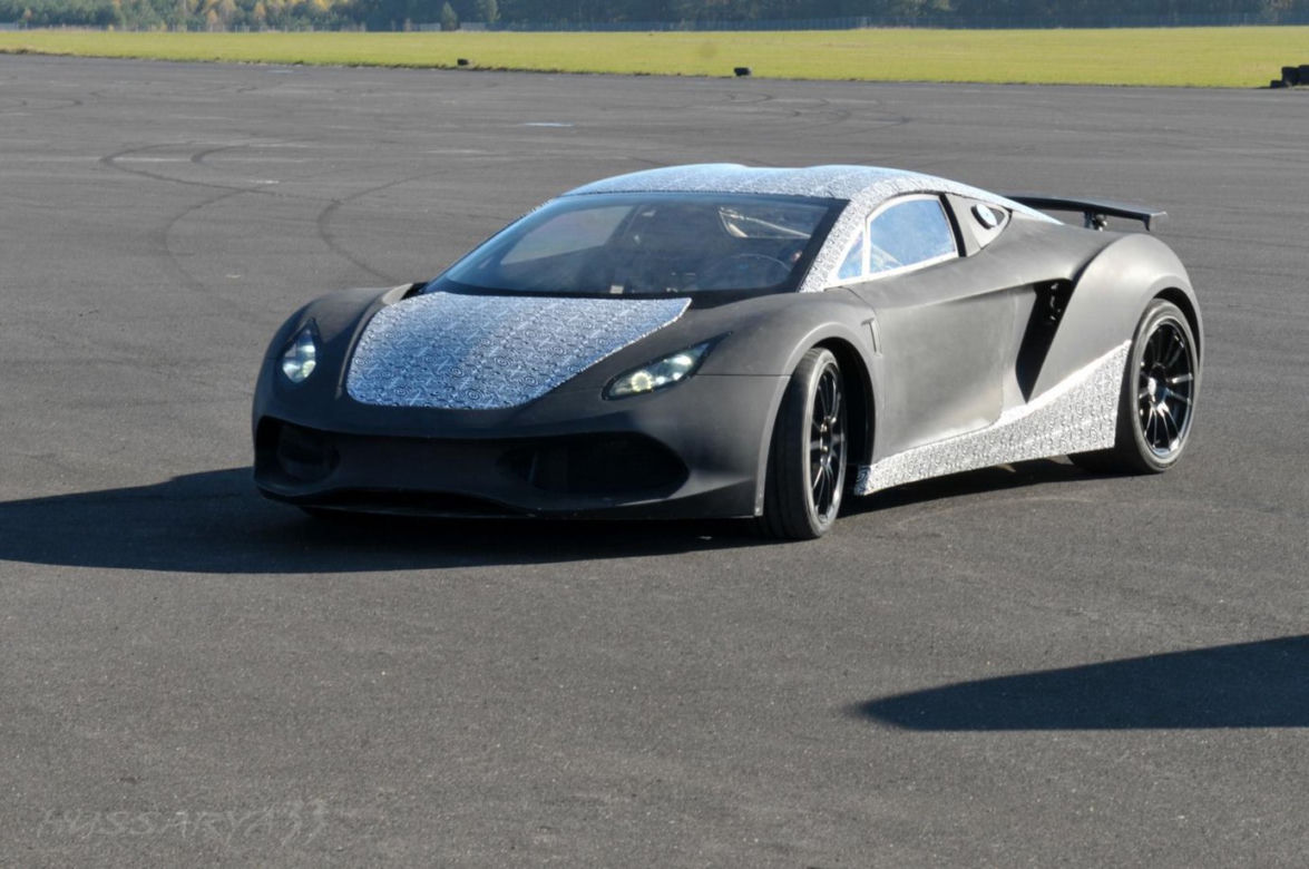 Arrinera Hussarya podczas testów