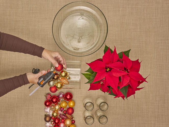 Adwentowa aranżacja z gwiazdą betlejemską