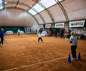 Gdańsk: Hubert Hurkacz trenował z dziećmi