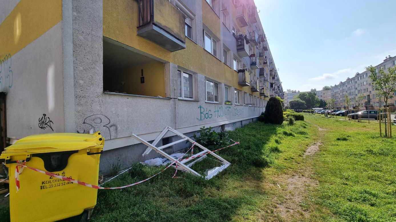 Wybuch w Kołobrzegu. Eksplodował pojemnik z szamponem