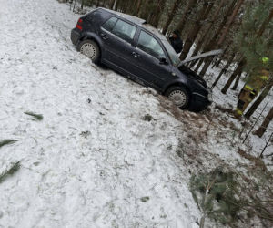 Wypadek na terenie gminy Adamów