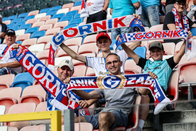 Górnik Zabrze - GKS Katowice: Zdjęcia kibiców i zawodników z meczu 6. kolejki PKO BP Ekstraklasy