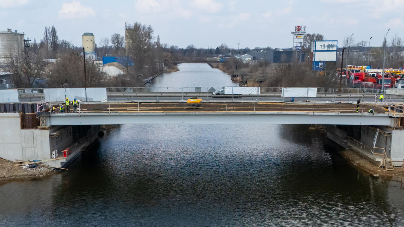 Nowy most na Białołęce przy ul. Płochocińskiej