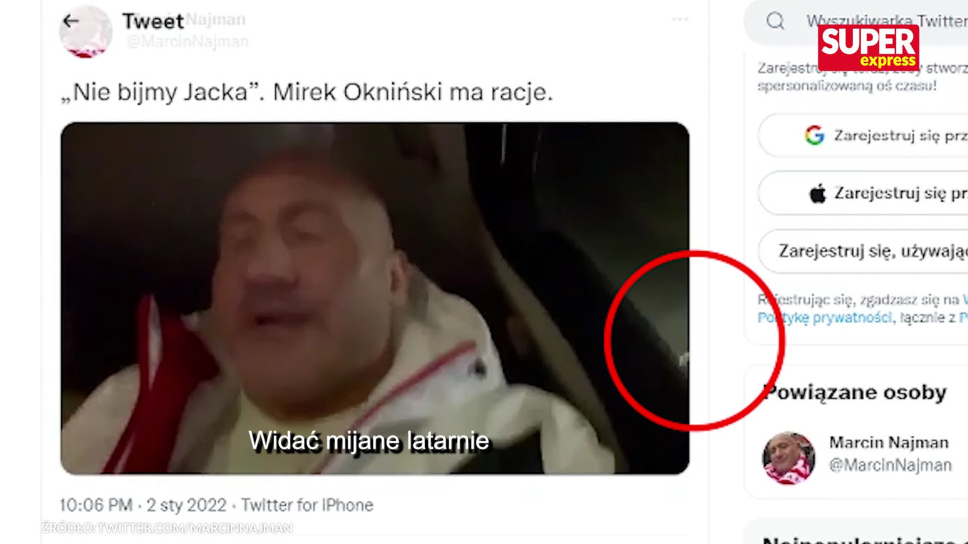 Marcin Najman jeździł autem mimo zakazu