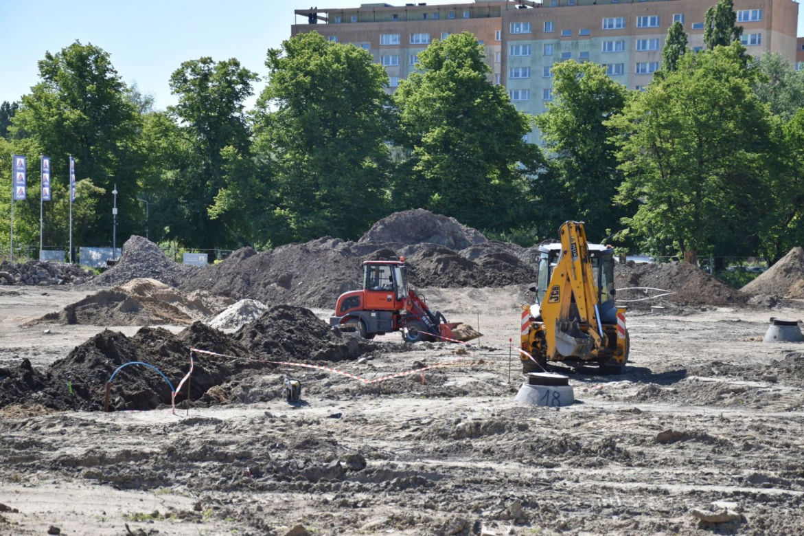 Budowa Fabryki Wody - czerwiec 2020