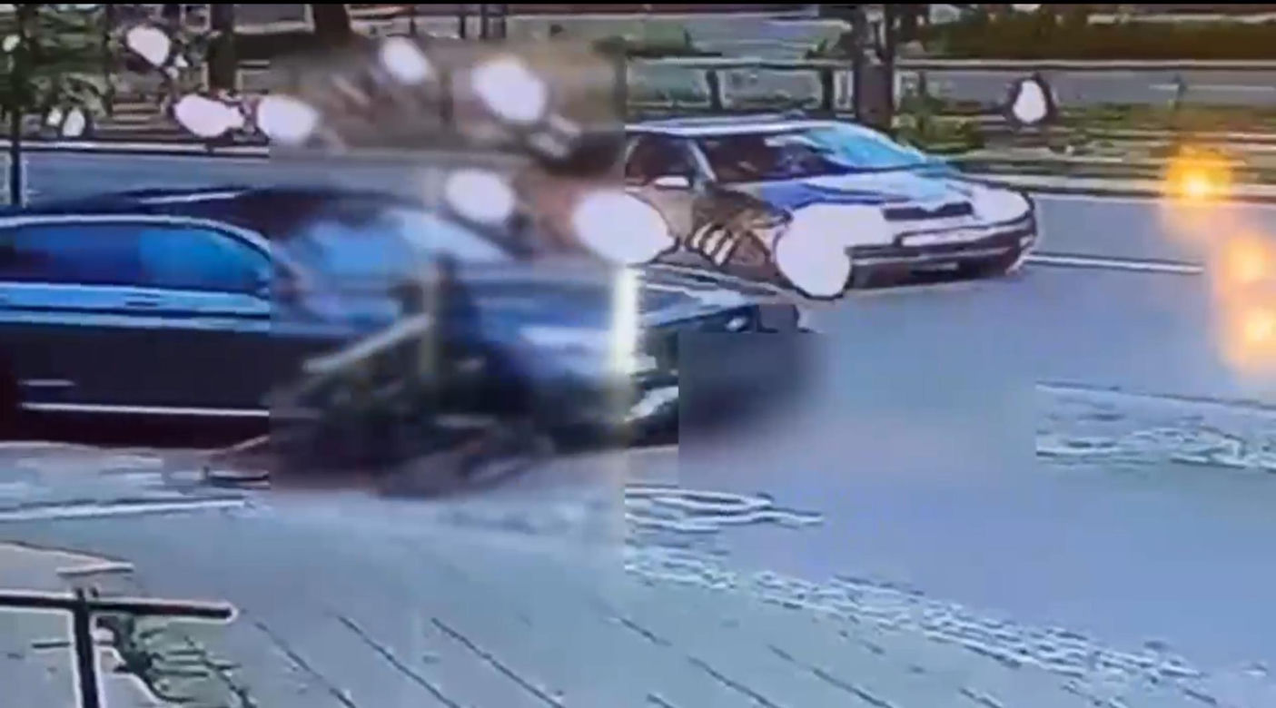 Dwa razy celowo potrącił rowerzystę, bo ten zwrócił mu uwagę. Nagranie mrozi krew w żyłach