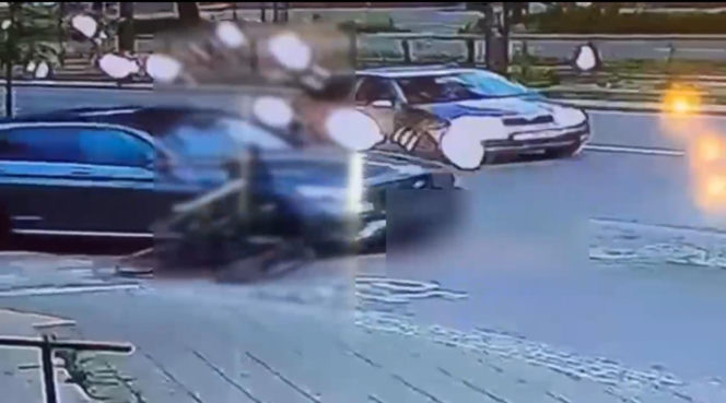 Dwa razy celowo potrącił rowerzystę, bo ten zwrócił mu uwagę. Nagranie mrozi krew w żyłach