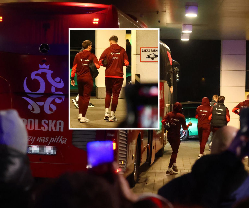 Nocne zdjęcia kadrowiczów po meczu Polska-Albania. Lewandowski i Zieliński jak seminarzyści