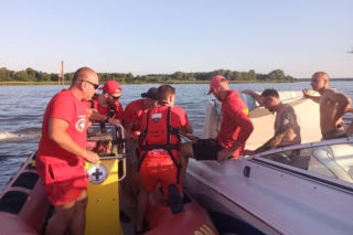Radomski WOPR rozpoczął kontrole nad zalewem w Domaniowie. Prócz patroli są też szkolenia