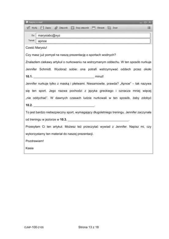 Egzamin ósmoklasisty 2021: niemiecki. Arkusze CKE [27.05.2021]
